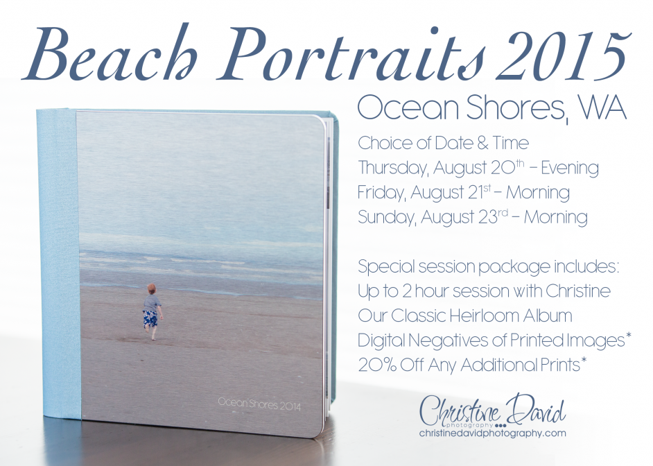 2015 Beach Portrait Sessions @ Ocean Shores, WA