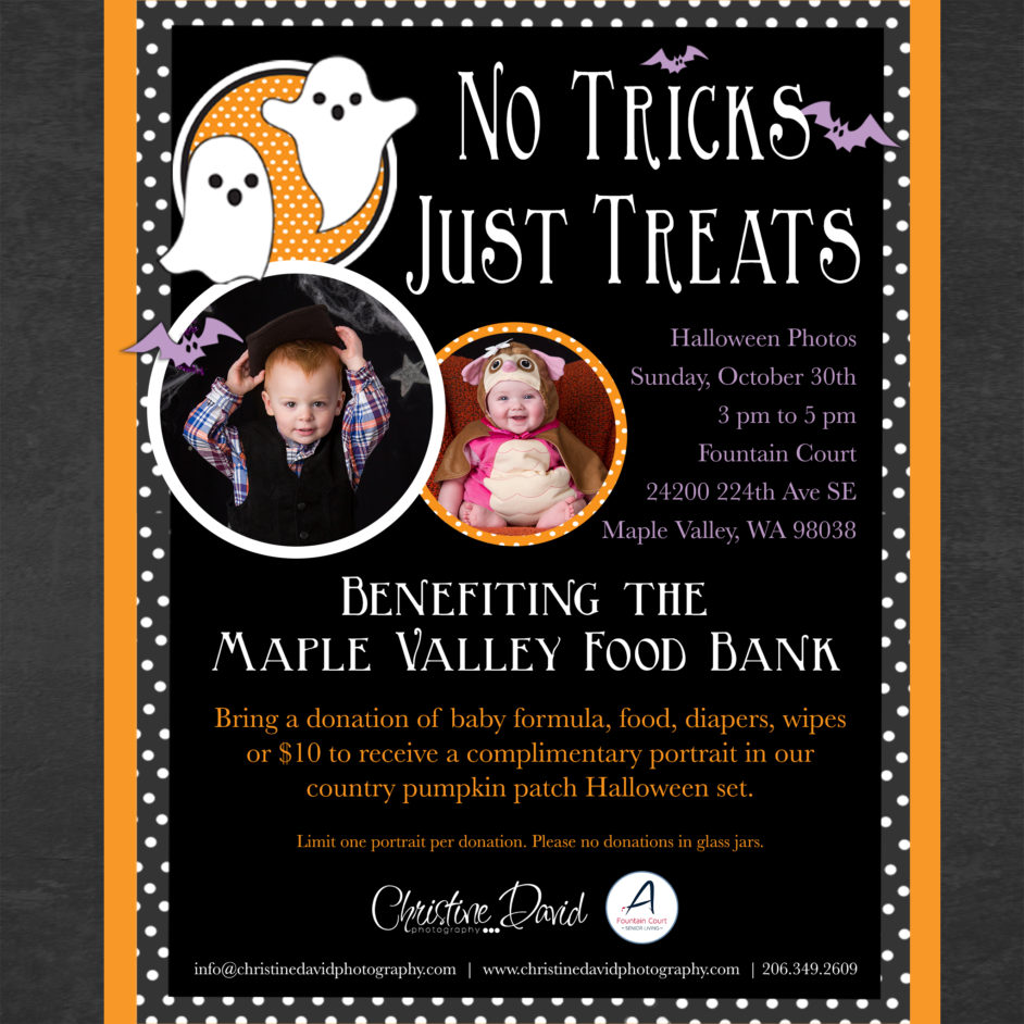 Christine David Photography - Halloween Charity Event - Benefiting the Maple Valley Food Bank